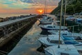 Trieste Italy dock Royalty Free Stock Photo