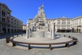 Fontana dei Quattro Continenti in Trieste Royalty Free Stock Photo