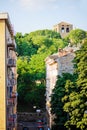 TRIESTE, ITALY - 20 JULY,2013: street view in summer day