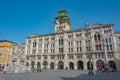 Trieste, Italy, 21 June 2023: Town hall at the Piazza della Unit Royalty Free Stock Photo