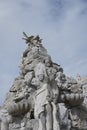 View of Fontana dei Quattro Continenti Royalty Free Stock Photo