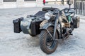 Trieste, Italy - March 31, 2017: The Zundapp KS 750 is a World War II-era motorcycle and sidecar combination developed for the