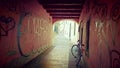 Trieste, Italy - old town pedestrian passage