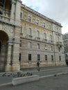 Trieste view of an ancient palace