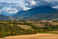 Trieves valley with the Vercors mountain range near Bourg Saint Maurice, France