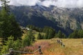 Trift, traditional alm settlement in Saas Valley Switzerland