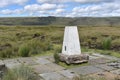 Trig on Brown knoll looking north Royalty Free Stock Photo