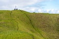 Trig station on top of Mt Wellington. Auckland, New Zealand. Royalty Free Stock Photo