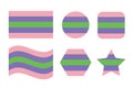 Trigender pride flag Sexual identity pride flag