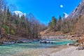 In the Triglav National Park in Slovenia, Eastern Europ Royalty Free Stock Photo