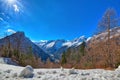 In the Triglav National Park in Slovenia, Eastern Europ Royalty Free Stock Photo