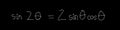 Trigonometric problem on blackboard