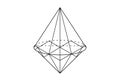 Trigonometry triangle proportion. Simple school study example scheme. Educational explanation drawing. Trigonometry Pythagorean