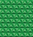 Trihedral pyramid green seamless texture Royalty Free Stock Photo