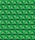 Trihedral pyramid green seamless texture Royalty Free Stock Photo