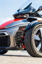 Trike motorcycle photography Royalty Free Stock Photo