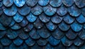 triking design featuring fish scales in various sizes and shapes creating mesmerizing texture that resembles futuristic