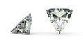 Trillion Cut Diamond Royalty Free Stock Photo