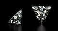 Trillion Cut Diamond Royalty Free Stock Photo