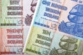 Trillion dollars from Zimbabwe, a business background Royalty Free Stock Photo