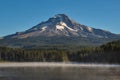 Trillium Lake early morning with Mount Hood, Oregon, USA Royalty Free Stock Photo