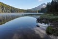 Trillium Lake early morning with Mount Hood, Oregon, USA Royalty Free Stock Photo