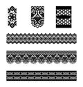 Trim embroidery lace Royalty Free Stock Photo