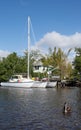 Trimaran at the Everglades, Florida, USA