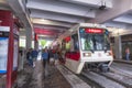 TriMet Max Train Portland Oregon Royalty Free Stock Photo