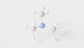 trimethylamine molecule 3d, molecular structure, ball and stick model, structural chemical formula trimethylated derivative