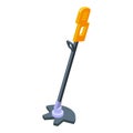 Trimmer machine icon isometric vector. Garden yard