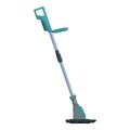 Trimmer mow icon cartoon vector. Garden grass