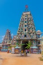 Trincomalee, Sri Lanka, February 6, 2022: Pathira kali amman kov Royalty Free Stock Photo