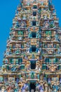 Trincomalee, Sri Lanka, February 6, 2022: Pathira kali amman kov Royalty Free Stock Photo