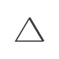 Trine astrology sign line icon