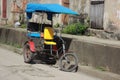 Trinidad, Cuba 15/12/2018 Cyclo taxi or rickshaw waiting for passengers