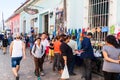 TRINIDAD, CUBA - FEB 8, 2016: Souvenir shop in the center of Trinidad, Cub