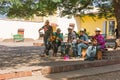 Afrocuban musicians playing on the street in the UNESCO World He