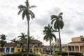 Urban scene in Colonial town cityscape of Trinidad, Cuba.