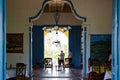 Beautiful interior architecture of a five stars hotel near Trinidad in Cuba