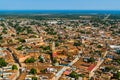 Aerial view of the city of Trinidad, Cuba