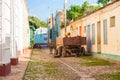 Life scene of Trinidad town in Central Cuba