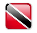 Trinidad and Tobago flag. Square bright Icon on a white background Royalty Free Stock Photo