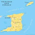 Trinidad and Tobago Political Map