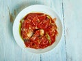 Trinidadian fish stew Royalty Free Stock Photo