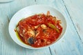 Trinidadian fish stew Royalty Free Stock Photo