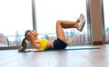 Trining in the gym Royalty Free Stock Photo