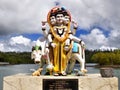 Trinity Brahma Vishnu Shiva, Hindu Gods Temple, Mauritius Royalty Free Stock Photo