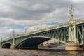 Trinity bridge across the Neva, St. Petersburg