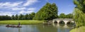 Trinity Bridge and the Backs in Cambridge Royalty Free Stock Photo